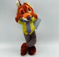 ディズニーストア　イケてる　ぬいぐるみキーチェーン　ニック　ズートピア