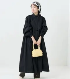 最終値下げ　フリークスストア　バルーンスリーブマキシワンピース
