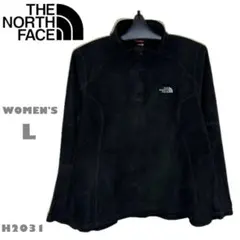 ザ・ノースフェイス POLARTEC ハーフジップ薄手フリース　黒　レディースL