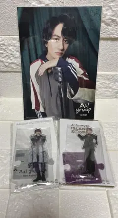 小島健アクスタ　フォトカード3点セット