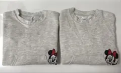 トレーナー トップス 100cm 2枚セット 双子 ディズニー ミニー