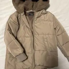 COMME CA ISM 中綿コート 120cm ブラウン