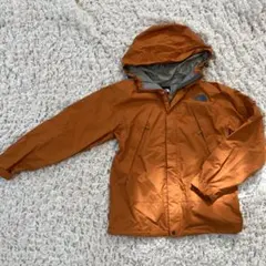 ノースフェイス　ドットショットジャケット　オレンジ 150 防水　パーカー　XS