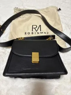 ROBINMAY 黒 ショルダーバッグ　ハンドバッグ