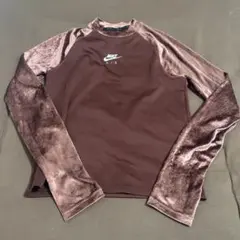 Nike DRI-FIT ブラウン 長袖Tシャツ