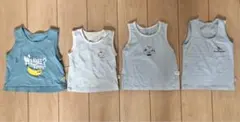 ベビー　タンクトップ　4枚セット　80cm、90cm　サイズ混合