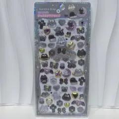 【国内正規品】カミオジャパン ジュエルプチドロップステッカー　くろいろドロップ①