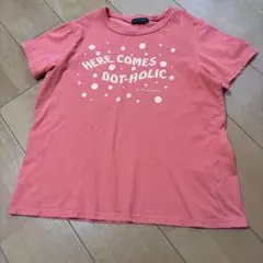 green*nout コーラルピンク Tシャツ