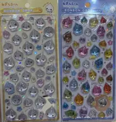 【セット】ボンボンドロップシール　みるみるちゃん　しずくと森のなかまたち