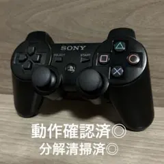 動作確認済◎プレステ3DUALSHOCK 3 ワイヤレスコントローラーブラック㉒