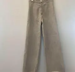 ZARA THE MARINE STRAIGHT ベージュワイドデニム36