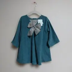 【新品タグ付き】fas キムラタン トップス グリーン色系サイズ110