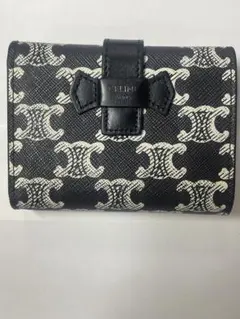 CELINE トリオンフ スモールフラップウォレット 三つ折り財布