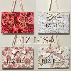【匿名】非売品 LIZ LISA ショップ袋 ショッパー 4点セット リボン付きのサムネイル
