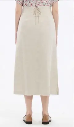 MACKINTOSH PHILOSOPHYレースアップスカート リネン混 美品のサムネイル