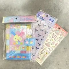 【新品未開封 おまけ有】　ウサハナ　サンリオ　シール帳　シールバインダー　セット