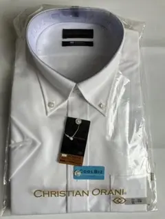 CHRISTIAN ORANI 半袖ワイシャツ ホワイト