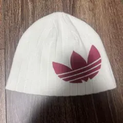 90s adidas ニット帽 y2k アクリル ビーニー