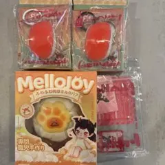 当日発送】粉付き！フルセット！mellojoy 肉球ミルクパフ ＆ミニランド