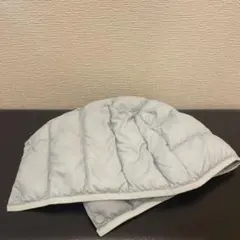 ライトウォームパテッドパーカ　ユニクロ　130フード　ダウン 水色