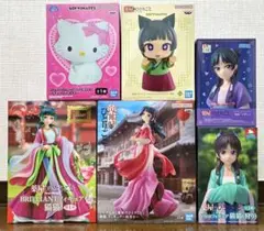 【人気アニメ cute figure 6種6体セット】＊＊＊