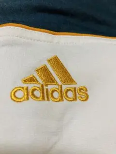 90s〜00s　adidas 　トラックジャケット　ホワイト　金ロゴ