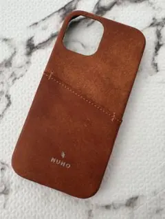 iPhone 12/12Pro [NUNO] カードポケット　本革バックケース