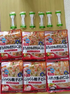 和光堂　 離乳食 　大容量　6袋セット＆使い捨てスプーン　12ヶ月頃からのサムネイル