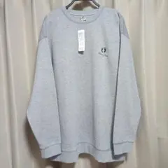 【新品】HANGTEN 裏起毛 スウェット トレーナー 5L 大きいサイズ 灰色