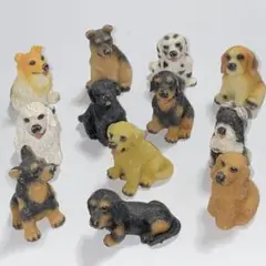 犬の置物 12体セット