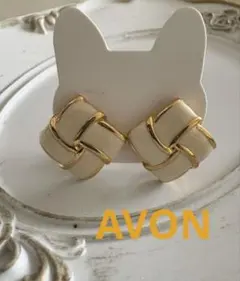 AVON アンティーク　ヴィンテージ　イヤリング　エナメル