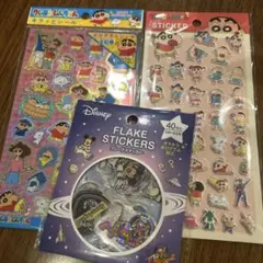 しんちゃんとミッキー&フレンズのシールセット！