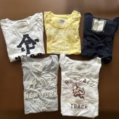 【まとめ売り】Abercrombie & FitchレディースTシャツ