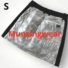 【訳あり格安】Munsingwear マンシングウェア 中綿スカート 総柄 S
