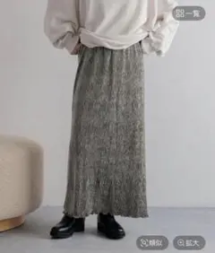 ローリーズファーム シャイニーベロアタイトスカート