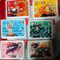 鬼滅の刃。ノベルティオリジナルランチボックス全種6個セット。