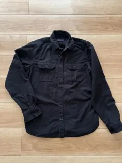 GAP ブラックポケット付きシャツ L