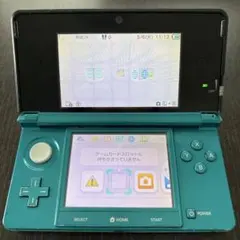 Nintendo 3DS 本体 青　充電器付き