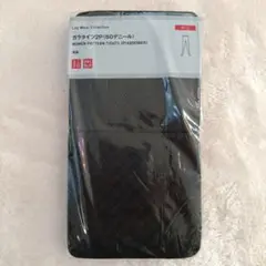 ユニクロ　ガラタイツ2P　60デニール　　M/L