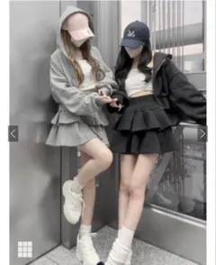 GRL パーカー セットアップ スカート pm753a