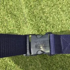 作業ベルト　ネイビー ナイロン ベルト さらに！中古金属バックル黒ベルト付き！
