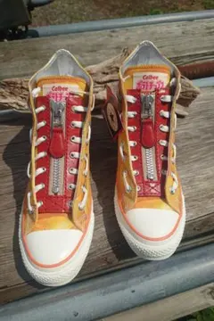 コンバースハイカット用（8ホール用）、本革、ジッパーユニット