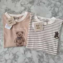 テディベアイラスト Tシャツ 120cm