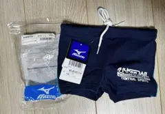 【新品未使用】セントラルスポーツMizuno 男子水着 110 ネイビー