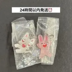 ノンタン　めじるしアクセサリー　めじるしチャーム　2個セット　ガチャガチャ