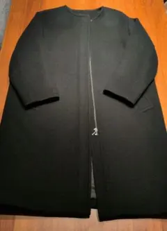 Spick＆Span ブラックロングコート ジッパー付き