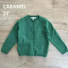 CARAMEL ニット　カーディガン　2y