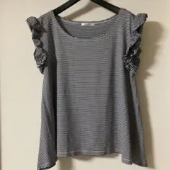 simpliciteシンプルシティエ　カットソー　ノースリーブ　ボーダーのサムネイル