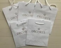 DECORTÉ ショップ袋 5枚セット