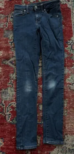 GU ダークブルー スキニーデニム